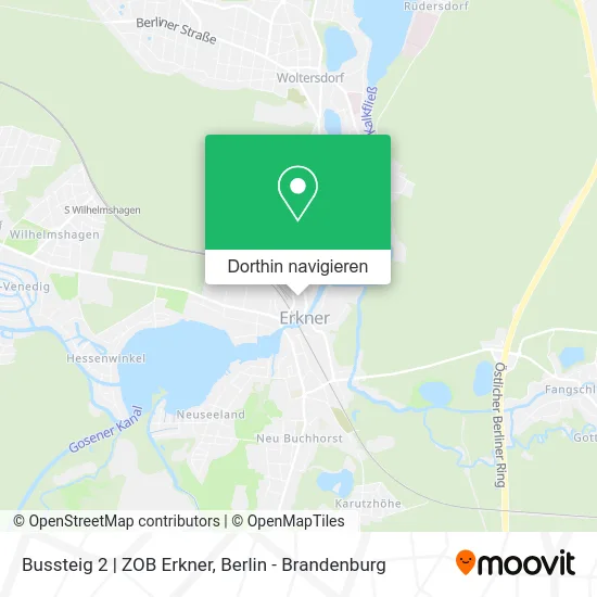 Bussteig 2 | ZOB Erkner Karte