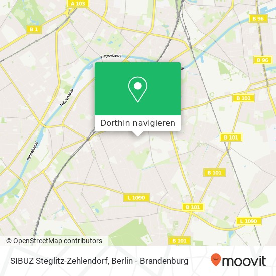 SIBUZ Steglitz-Zehlendorf Karte