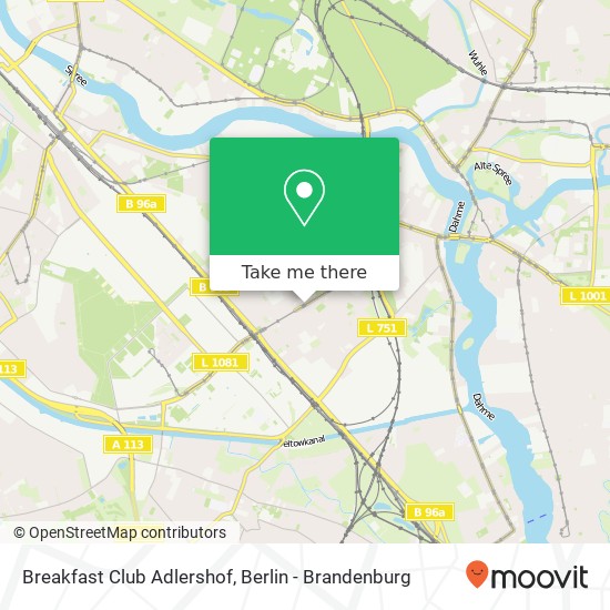 Breakfast Club Adlershof Karte