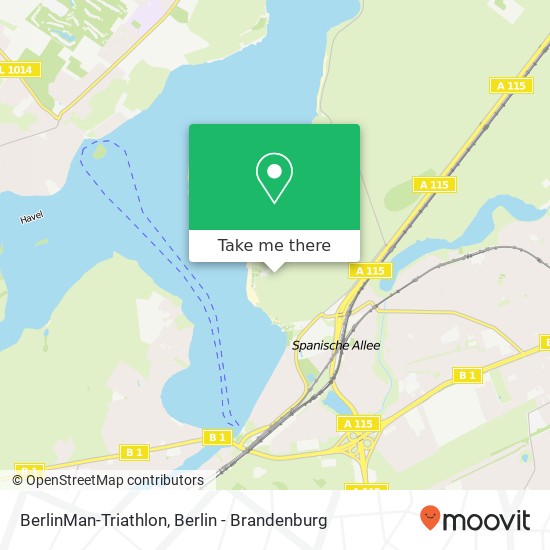 BerlinMan-Triathlon Karte