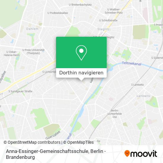 Anna-Essinger-Gemeinschaftsschule Karte
