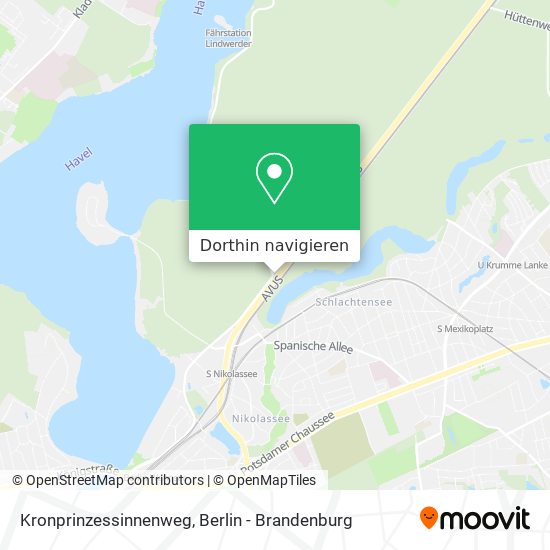 Kronprinzessinnenweg Karte