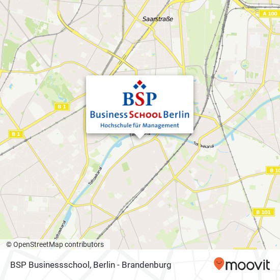 BSP Businessschool Karte