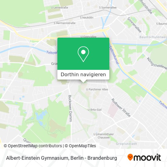 Albert-Einstein Gymnasium Karte