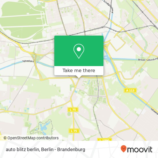 auto blitz berlin Karte