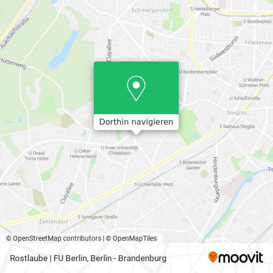 Rostlaube | FU Berlin Karte