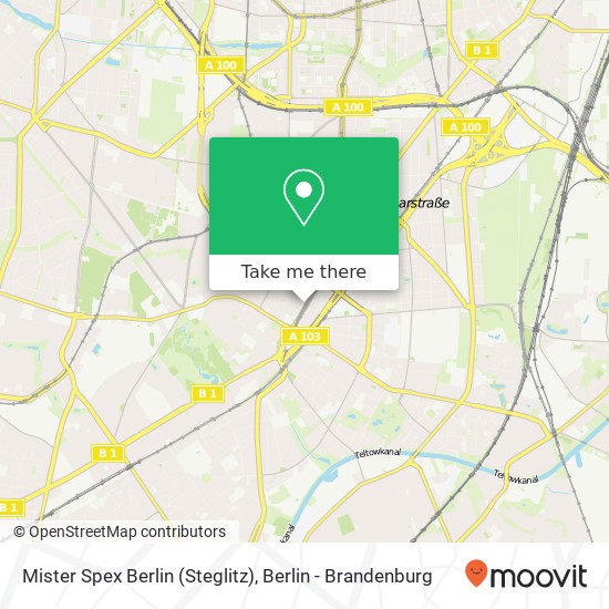 Mister Spex Berlin (Steglitz) Karte