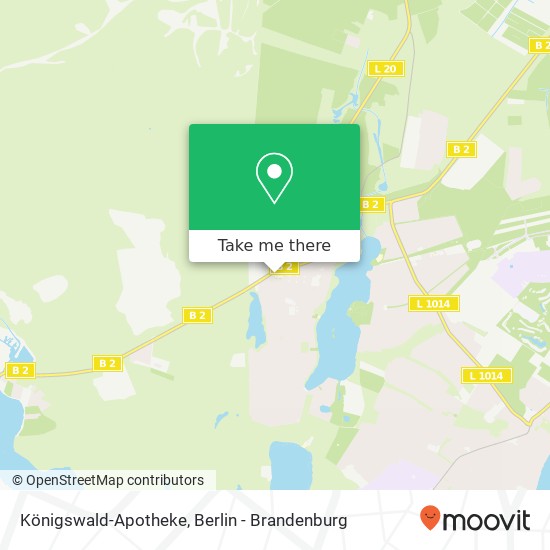 Königswald-Apotheke Karte