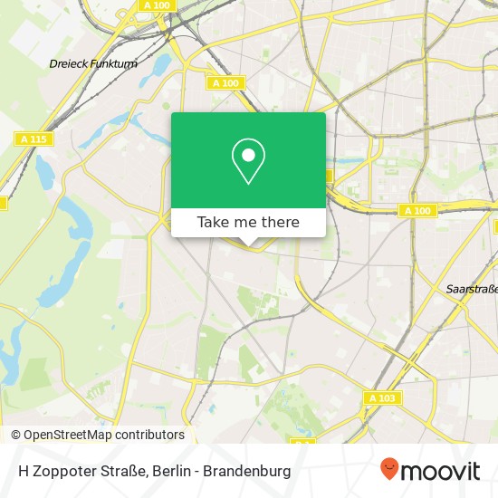 H Zoppoter Straße Karte