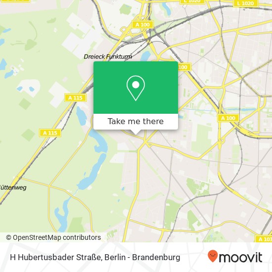 H Hubertusbader Straße Karte