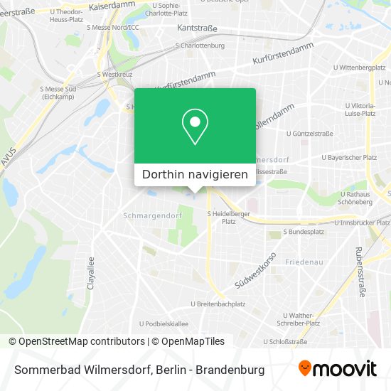 Sommerbad Wilmersdorf Karte