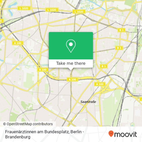 Frauenärztinnen am Bundesplatz Karte