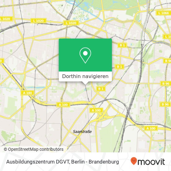 Ausbildungszentrum DGVT Karte