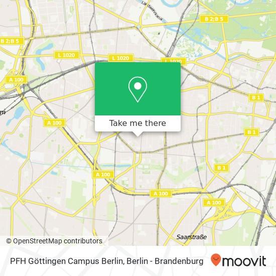 PFH Göttingen Campus Berlin Karte