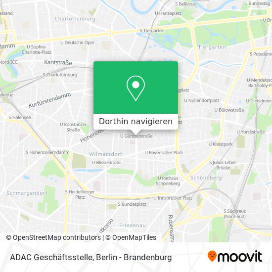 ADAC Geschäftsstelle Karte