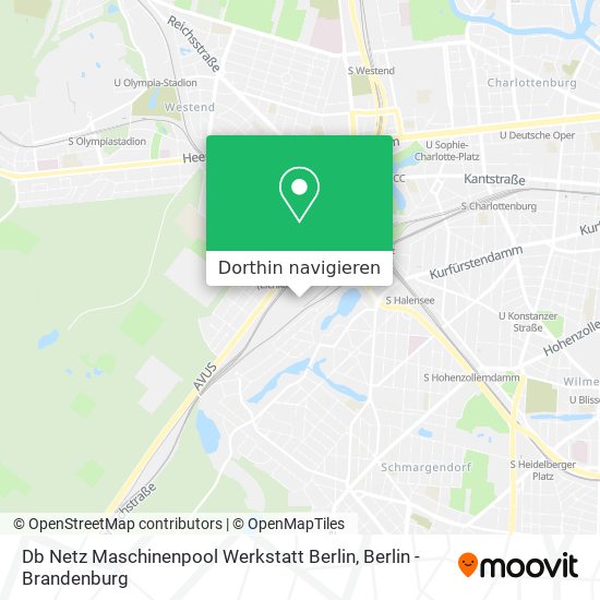Db Netz Maschinenpool Werkstatt Berlin Karte