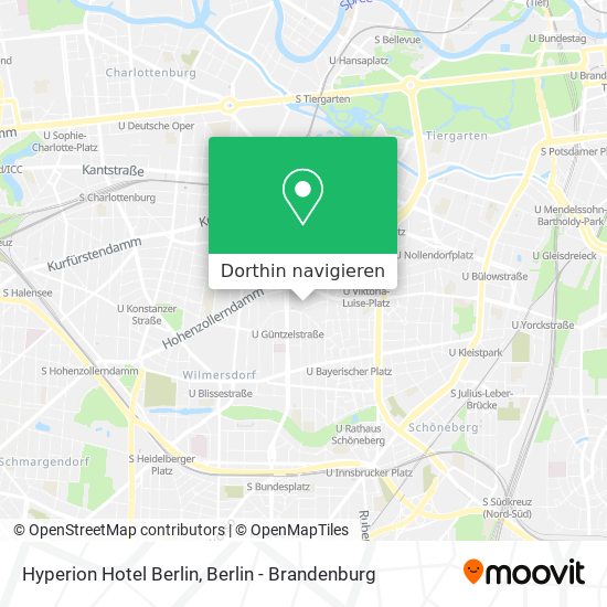 Hyperion Hotel Berlin Karte