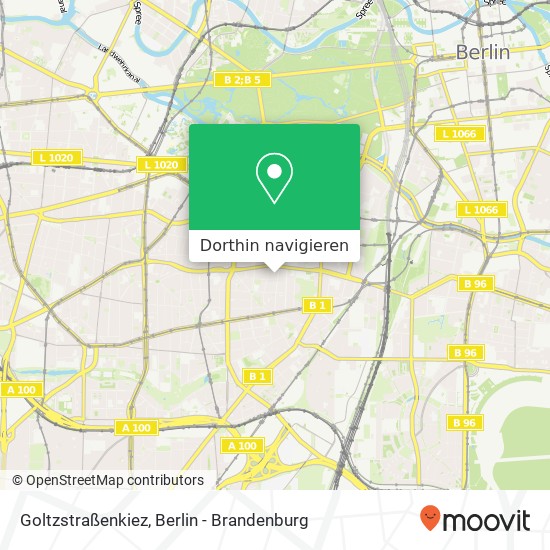 Goltzstraßenkiez Karte