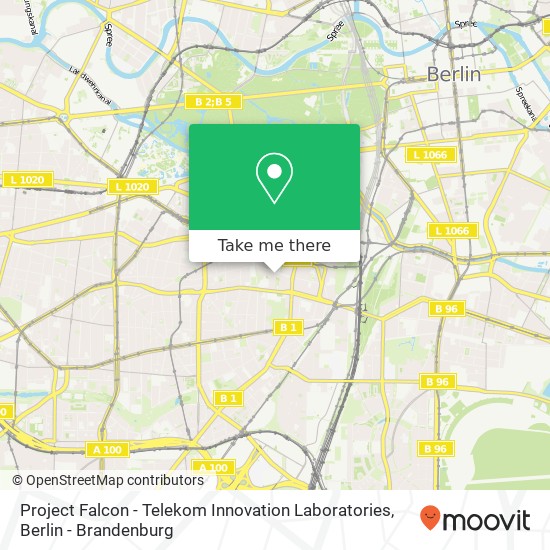 Project Falcon - Telekom Innovation Laboratories Karte