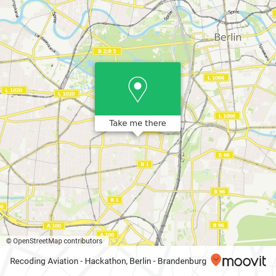 Recoding Aviation - Hackathon Karte