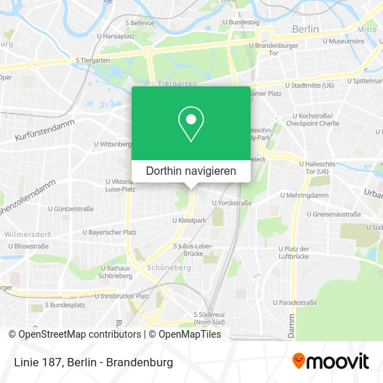 Linie 187 Karte