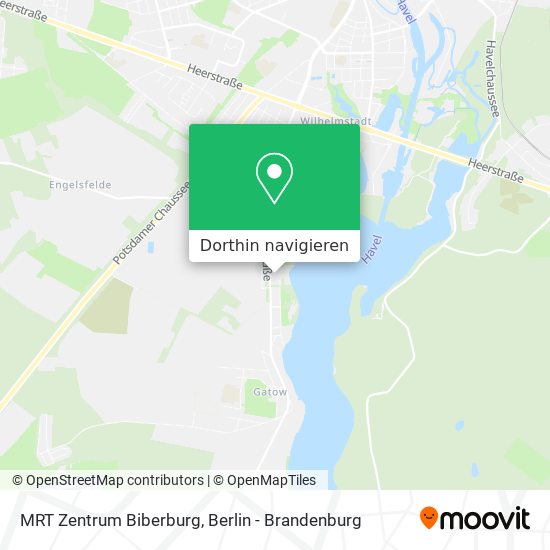 MRT Zentrum Biberburg Karte