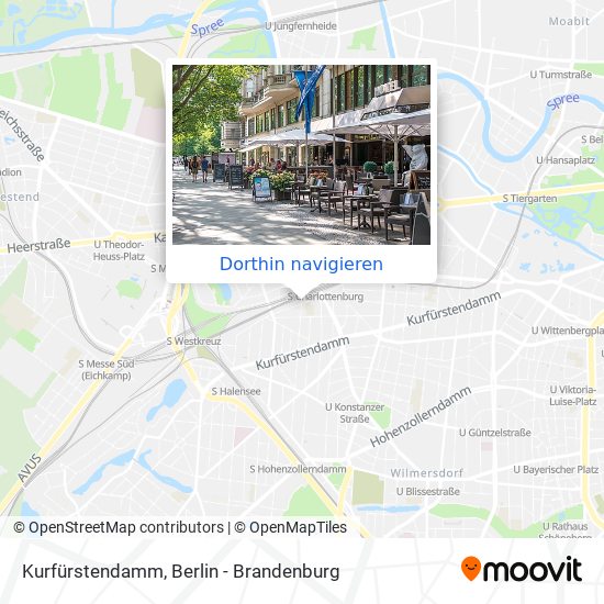 Kurfürstendamm Karte