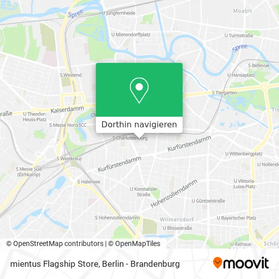 mientus Flagship Store Karte