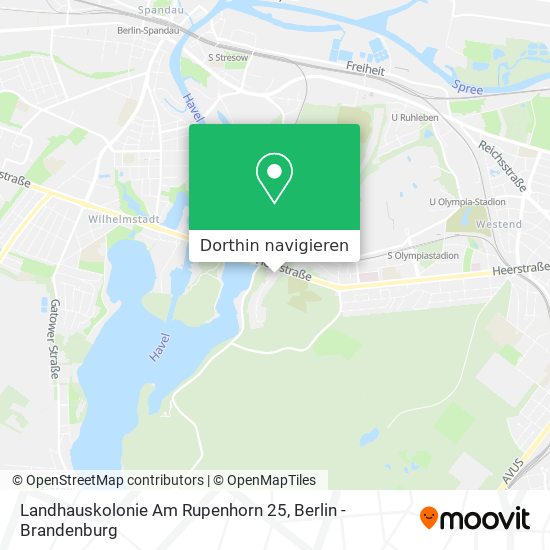 Landhauskolonie Am Rupenhorn 25 Karte