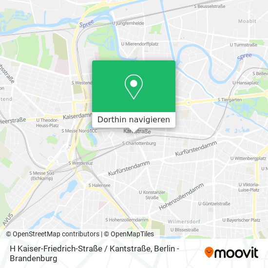 H Kaiser-Friedrich-Straße / Kantstraße Karte