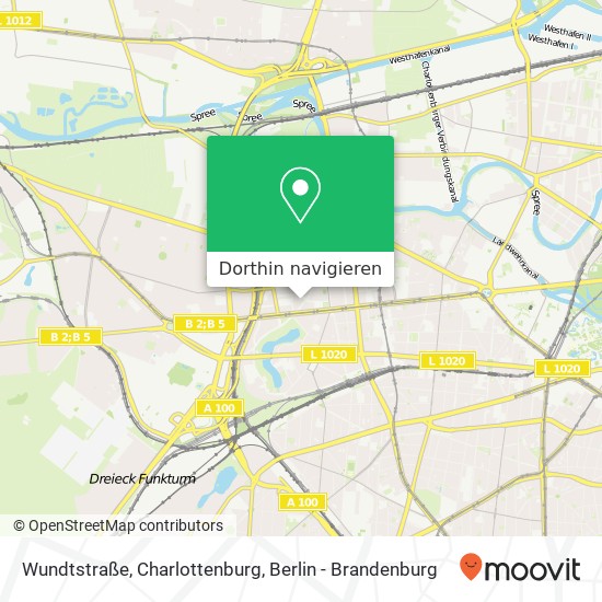 Wundtstraße, Charlottenburg Karte
