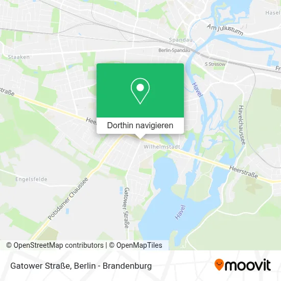 Gatower Straße Karte
