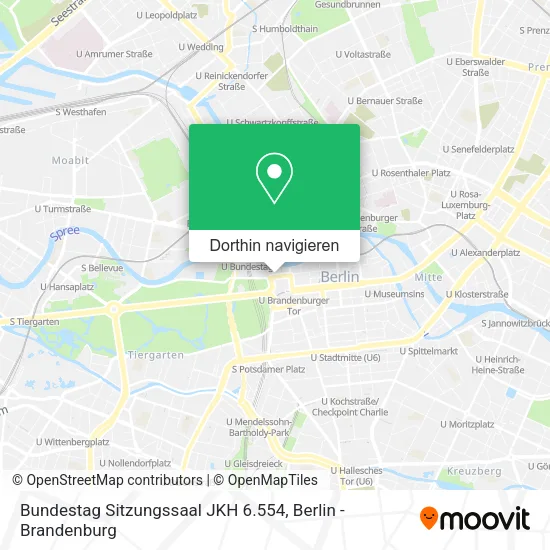 Bundestag Sitzungssaal JKH 6.554 Karte