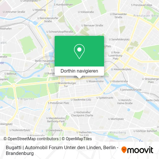 Bugatti | Automobil Forum Unter den Linden Karte