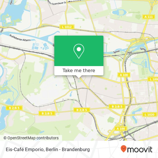 Eis-Café Emporio Karte