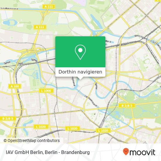 IAV GmbH Berlin Karte