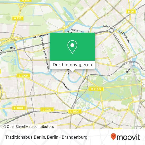 Traditionsbus Berlin Karte