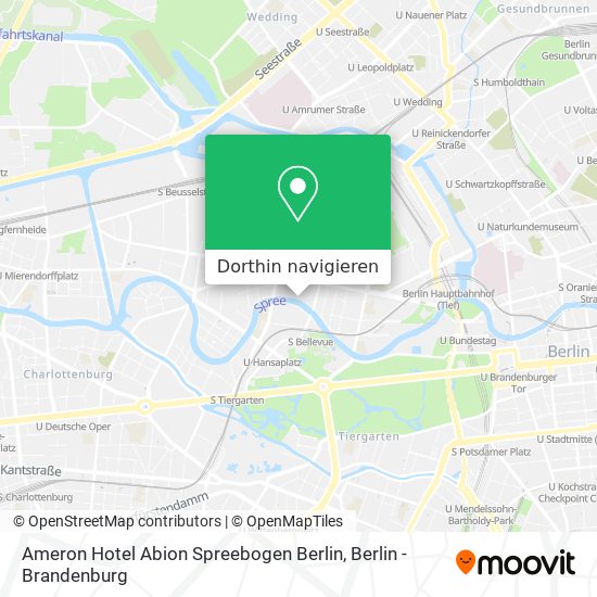 Ameron Hotel Abion Spreebogen Berlin Karte