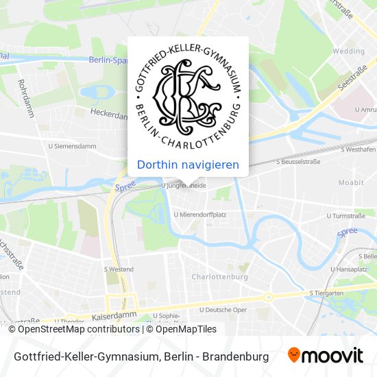 Gottfried-Keller-Gymnasium Karte