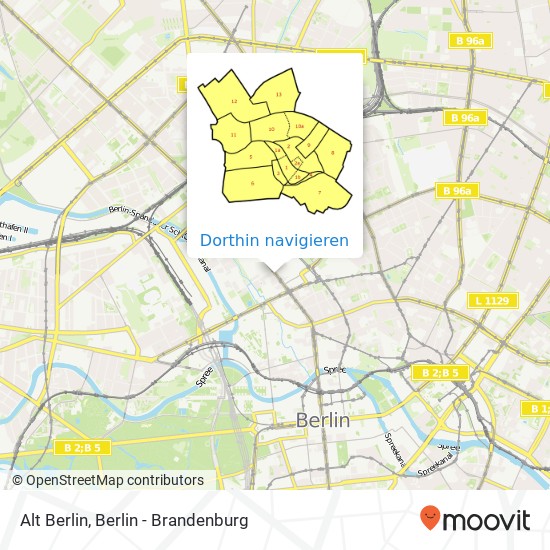 Alt Berlin Karte