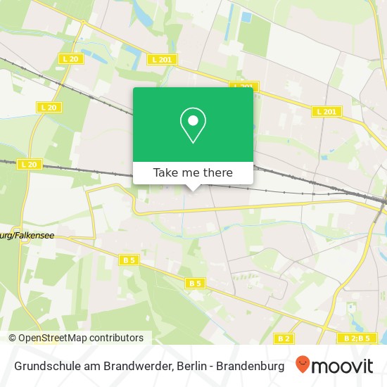 Grundschule am Brandwerder Karte