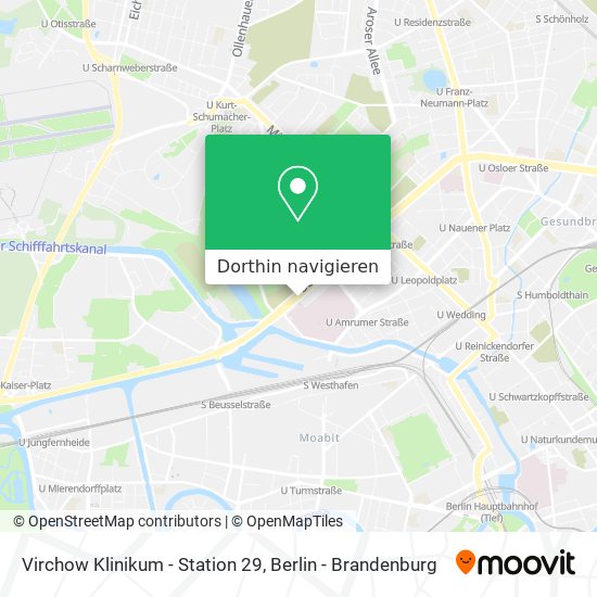 Virchow Klinikum - Station 29 Karte