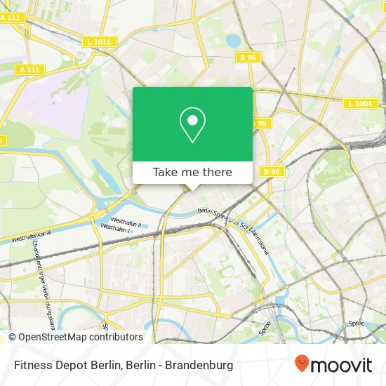Fitness Depot Berlin Karte