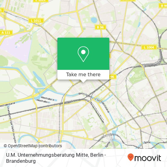 U.M. Unternehmungsberatung Mitte Karte