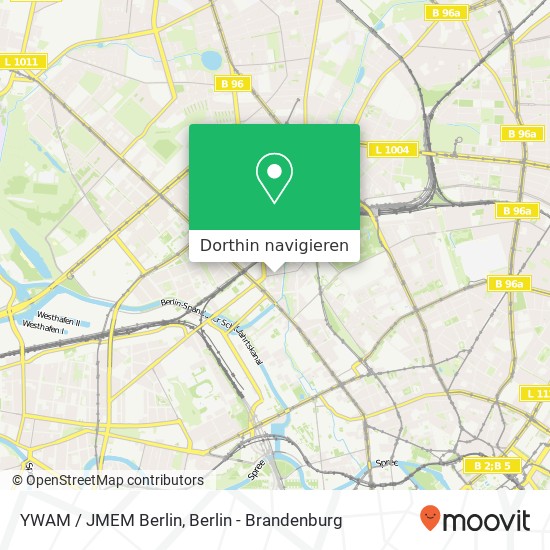 YWAM / JMEM Berlin Karte