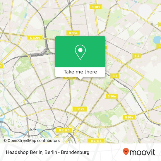 Headshop Berlin Karte