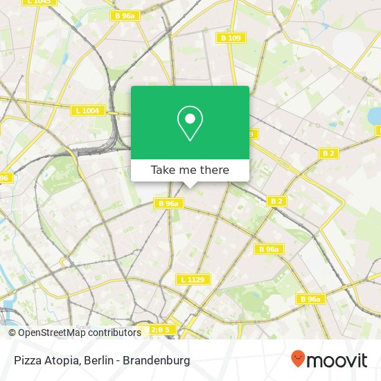 Pizza Atopia Karte