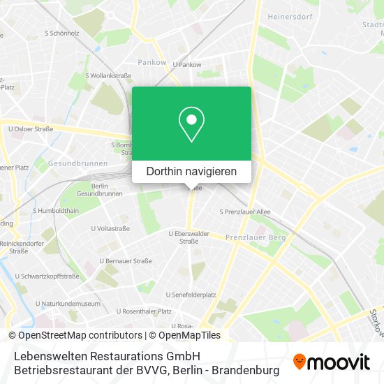 Lebenswelten Restaurations GmbH Betriebsrestaurant der BVVG Karte