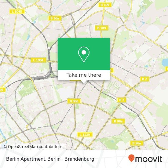 Berlin Apartment Karte