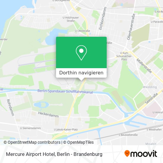 Mercure Airport Hotel Karte